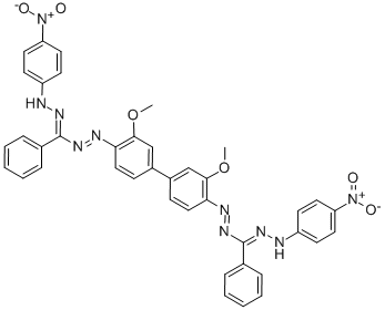 Structure of NITRO BLUE TETRAZOLIUM FORMAZAN