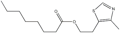 Structure of 2-(4-Methyl-5-thiazolyl)ethyl octanoate