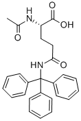 Structure of AC-GLN(TRT)-OH