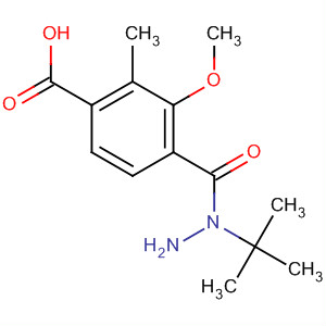 Benzoic acid, 3-methoxy-2-methyl-, 2-(1,1-dimethylethyl)hydrazide结构式