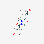 3-METHOXY-2-METHYLBENZOIC ACID 2-(3-METHOXY-5-METHYLBENZOYL)-2-(1,1-DIMETHYLETHYL)HYDRAZIDE结构式