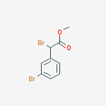 Structure of methyl 2-bromo-2-(3-bromophenyl)acetate