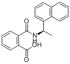 (R)-(-)-N-[1-(1-萘基)乙基]邻氨甲酰苯甲酸结构式