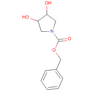 Structure of (3R,4R)-N-benzyloxycarbonyl-3,4-dihydroxy-pyrrolidine