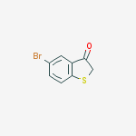 Structure of 5-BROMOBENZO[B]THIOPHEN-3(2H)-ONE