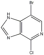 Structure of 7-bromo-4-chloro-3h-imidazo[4,5-c]pyridine