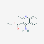 Structure of Ethyl 4-amino-2-methylquinoline-3-carboxylate