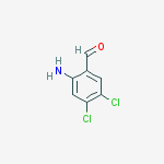 Structure of 2-amino-4,5-dichlorobenzaldehyde