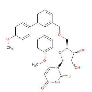 Uridine, 5'-O-[bis(4-methoxyphenyl)phenylmethyl]-2-thio-结构式