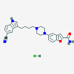 Structure of Vilazodone hydrochloride