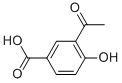 Structure of 3-acetyl-4-hydroxybenzoic acid