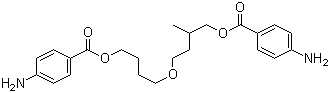 Structure of Poly(tetramethylene-3-methyltetramethylene ether)glycol bis(4-aminobenzoate)