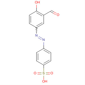 Structure of Benzenesulfonic acid, 4-[(3-formyl-4-hydroxyphenyl)azo]-