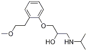 Structure of ortho-Metoprolol