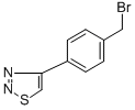 Structure of 4-[4-(BROMOMETHYL)PHENYL]-1,2,3-THIADIAZOLE