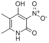 Structure of 2(1H)-Pyridinone,4-hydroxy-5,6-dimethyl-3-nitro-