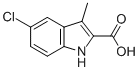 Structure of 5-CHLORO-3-METHYL-1H-INDOLE-2-CARBOXYLIC ACID