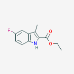 Structure of Ethyl 5-fluoro-3-methyl-1h-indole-2-carboxylate