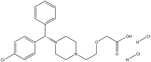 Structure of (S)-Cetirizine Dihydrochloride