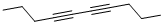Structure of 4,6-DECADIYNE