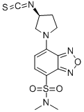 Structure of (S)-(+)-DBD-PY-NCS