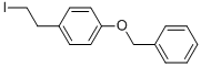 Structure of 1-((4-(2-IODOETHYL)PHENOXY)METHYL)BENZENE