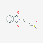 2-(4-(Methylsulfinyl)butyl)isoindoline-1,3-dione结构式