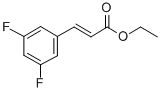 Structure of ETHYL 35DIFLUOROCINNAMATE