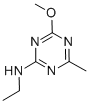 Structure of 2-ETHYLAMINO-4-METHOXY-6-METHYL-1,3,5-TRIAZINE