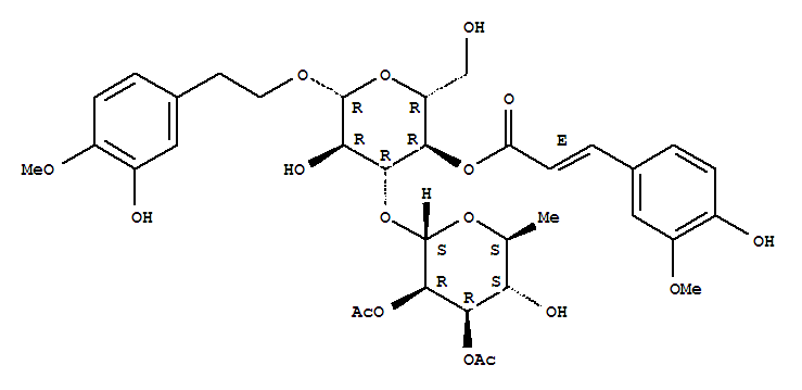Chemical structure of Clerodeside A