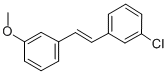 Structure of 3-CHLORO-3-METHOXYSTILBENE