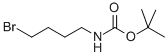 叔丁基N-(4-溴丁基)氨基甲酸结构式