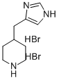 4-(1H-咪唑基-4-甲基)哌啶二氢溴酸盐结构式