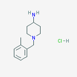 Structure of 1-(2-Methyl-benzyl)-piperidin-4-ylaMine hydrochloride