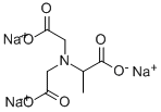 Structure of N,N-BIS(CARBOXYLATOMETHYL)ALANINE TRISODIUM SALT