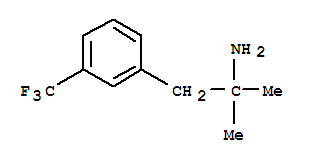 Structure of α,α-Dimethyl-m-(trifluoromethyl)phenethylamine