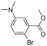 Structure of 2-broMo-5-(diMethylaMino)benzoic acid Methyl ester