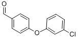 Structure of 4-(3-CHLOROPHENOXY)BENZALDEHYDE