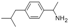 Structure of 1-[4-(2-methylpropyl)phenyl]ethanamine