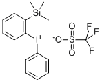 Structure of PHENYL[2-(TRIMETHYLSILYL)PHENYL]IODONIUM TRIFLATE