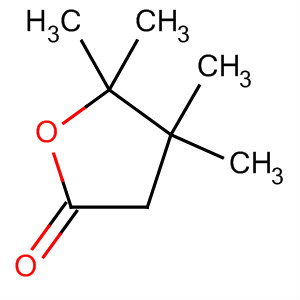 Structure of 2(3H)-Furanone, dihydro-4,4,5,5-tetramethyl-