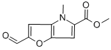 methyl 2-formyl-4-methylfuro[3,2-b]pyrrole-5-carboxylate结构式