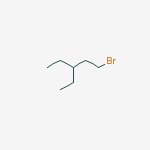 Structure of 1-bromo-3-ethylpentane