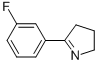2H-PYRROLE,5-(3-FLUOROPHENYL)-3,4-DIHYDRO-结构式