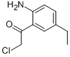 ETHANONE,1-(2-AMINO-5-ETHYLPHENYL)-2-CHLORO-结构式
