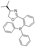 -(+)-2-[2-(二苯基磷)PHENYL]-4-(1-METHYLETHYL)-4,5-DIHYDROOXAZOLE结构式