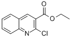 Structure of 2-Chloro-3-quinolinecarboxylic acid ethyl ester