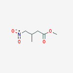 Structure of methyl 3-methyl-4-nitrobutanoate
