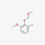 1-iodo-3-methoxy-2-(methoxymethoxy)benzene结构式
