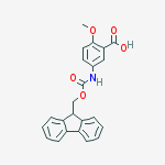 Structure of 5-(9h-fluoren-9-ylmethoxycarbonylamino)-2-methoxybenzoic Acid